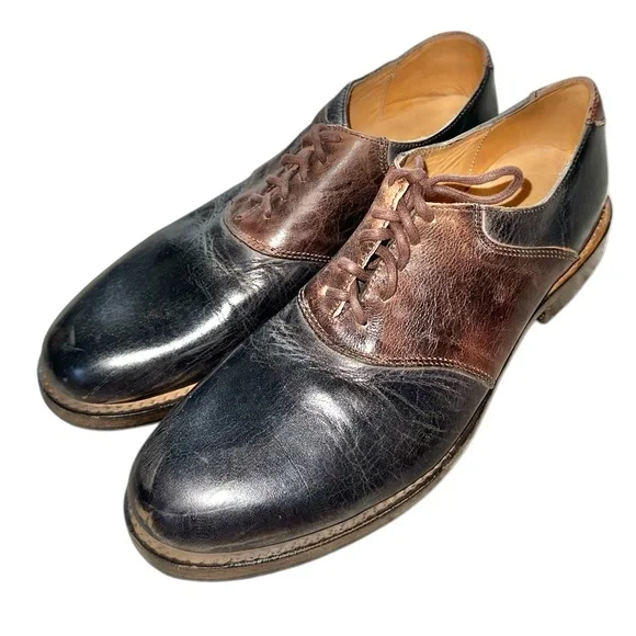 BEDSTU Bedstu Bed Stu Spectator Oxfords Derbys Black Brown Leather Oxfords M 9